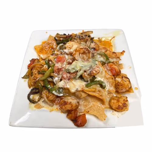 SHRIMP NACHOS